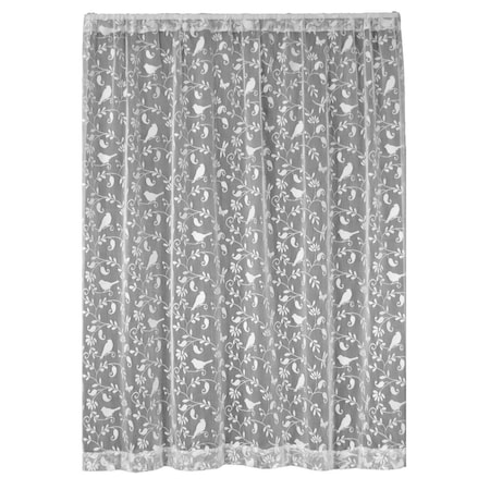 Heritage Lace Heritage Lace 60 x 96 in. Bristol Garden Panel, White 6305W-6096